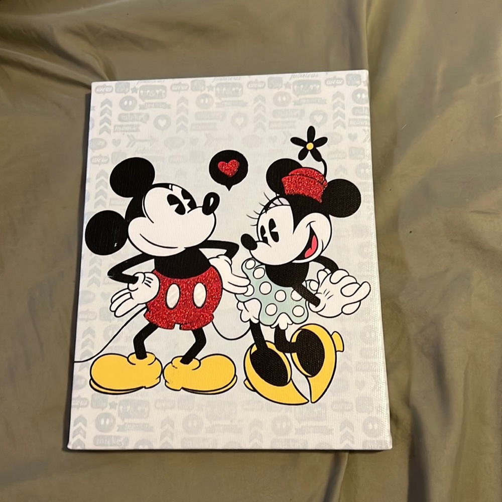 Disney Canvas Mickey and Minnie